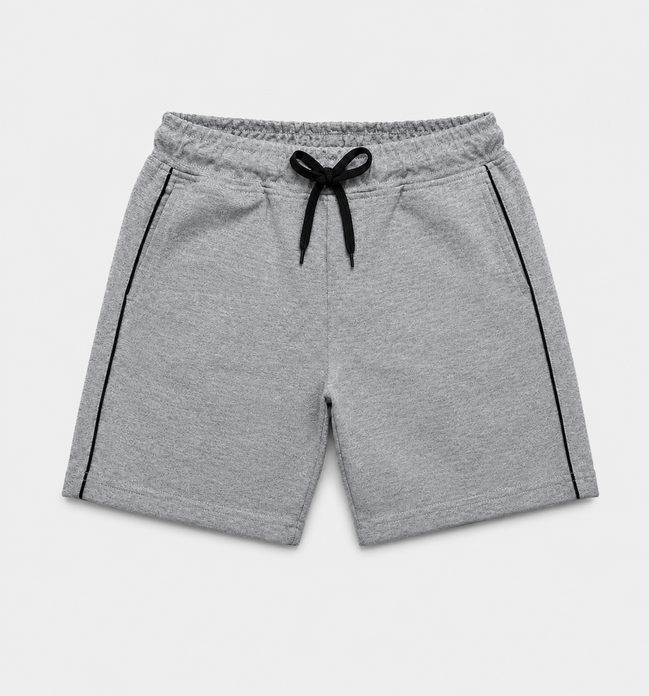 Boys Knit Shorts with Piping