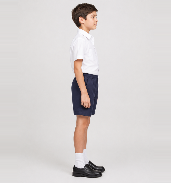 Navy Blue School Uniform Shorts