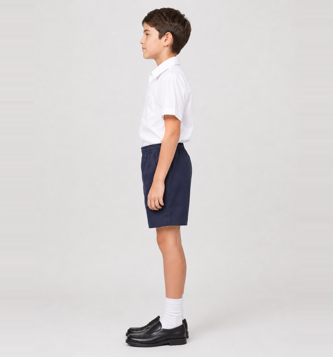 Navy Blue School Uniform Shorts