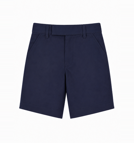 Navy Blue School Uniform Shorts