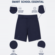 Navy Blue School Uniform Shorts