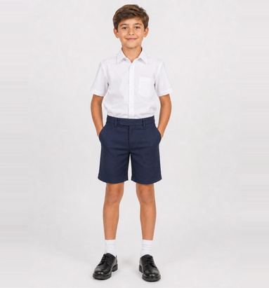 Navy Blue School Uniform Shorts