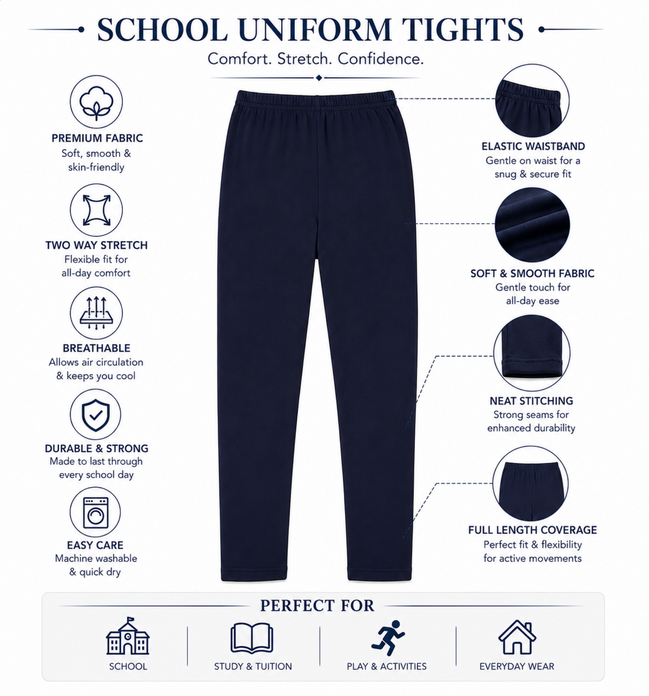 Navy Blue Tights