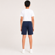 Boys Knit Shorts with Piping