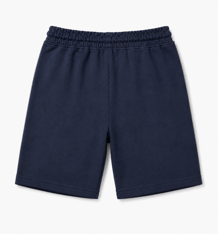 Boys Knit Shorts with Piping