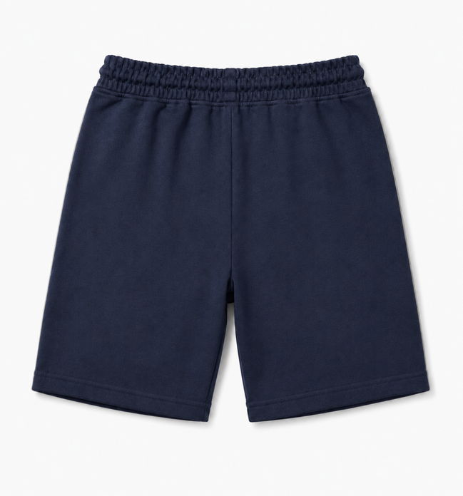 Boys Knit Shorts with Piping