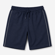 Boys Knit Shorts with Piping