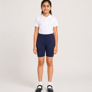 Navy Blue Uniform Cycling Shorts