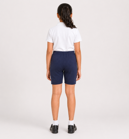 Navy Blue Uniform Cycling Shorts