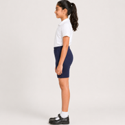 Navy Blue Uniform Cycling Shorts
