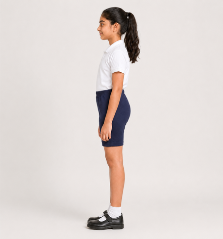 Navy Blue Uniform Cycling Shorts