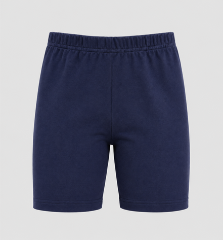 Navy Blue Uniform Cycling Shorts