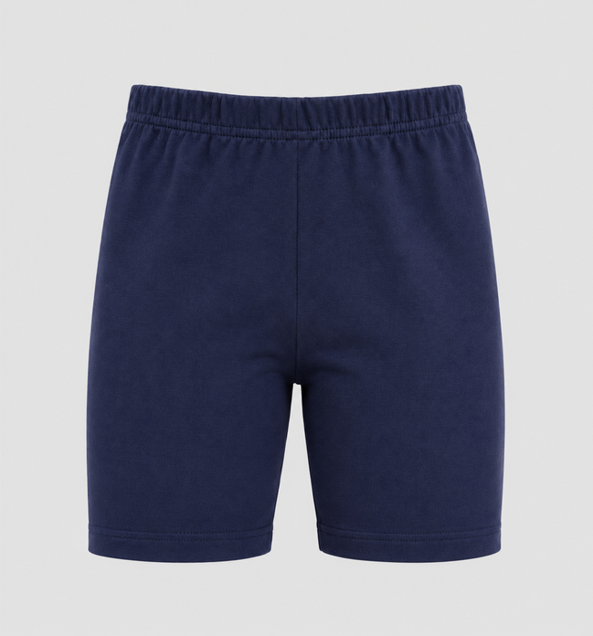 Navy Blue Uniform Cycling Shorts