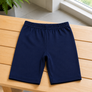 Navy Blue Uniform Cycling Shorts
