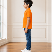 Orange Polo Uniform T-Shirt