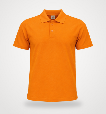 Orange Polo Uniform T-Shirt