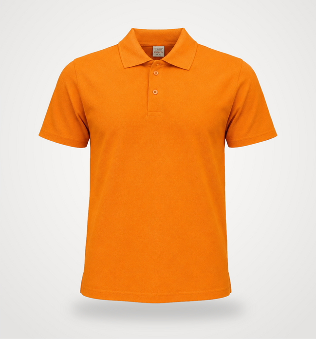 Orange Polo Uniform T-Shirt