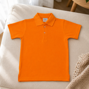 Orange Polo Uniform T-Shirt