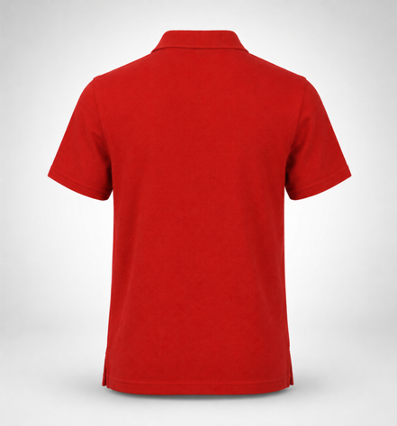 Red Polo Uniform T-Shirt