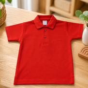 Red Polo Uniform T-Shirt