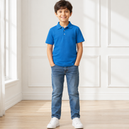Royal Blue Polo Uniform T-Shirt