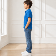 Royal Blue Polo Uniform T-Shirt