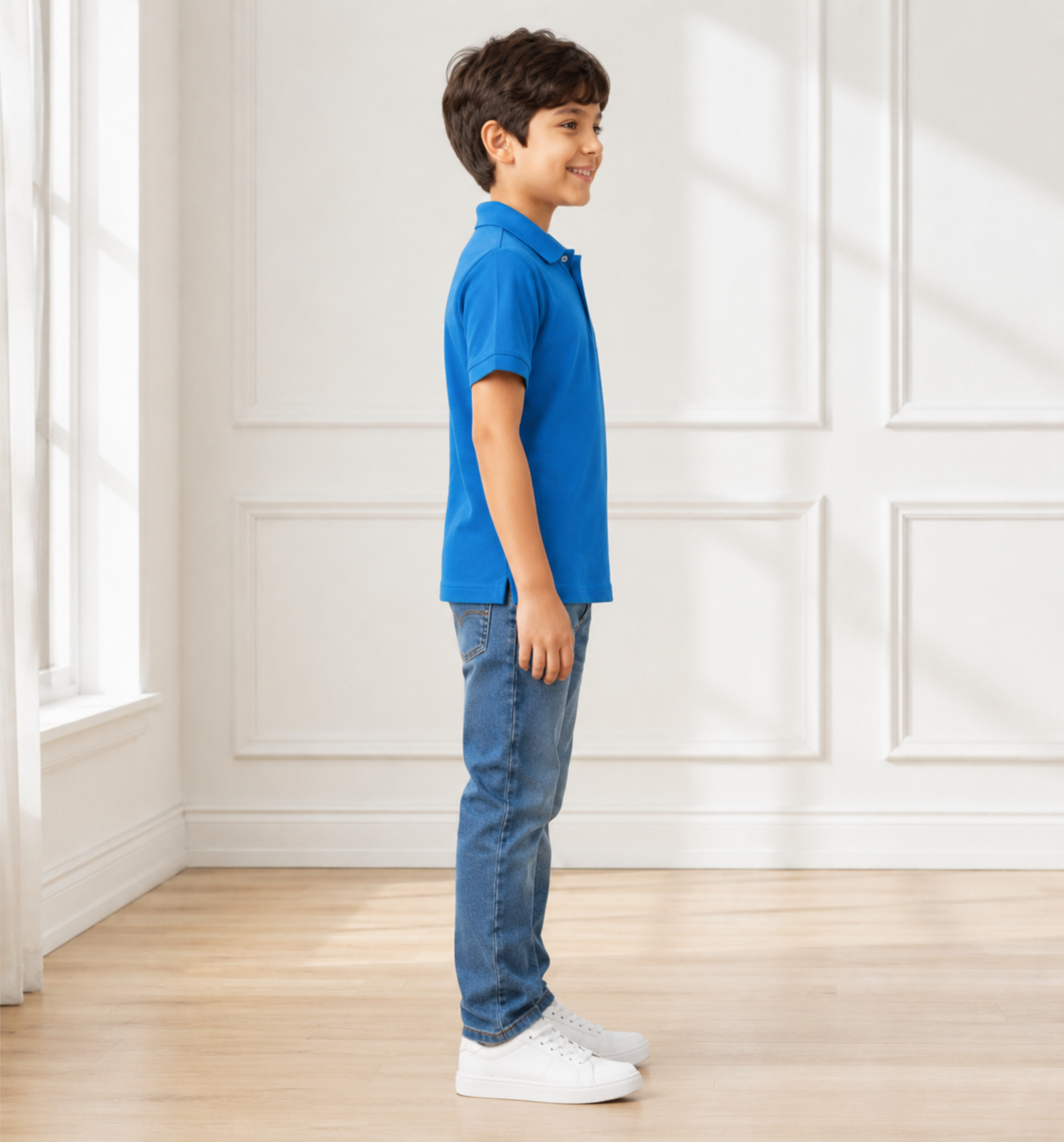 Royal Blue Polo Uniform T-Shirt