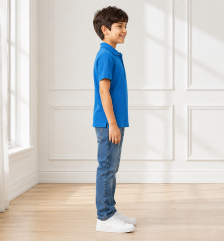 Royal Blue Polo Uniform T-Shirt