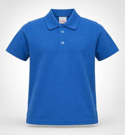 Royal Blue Polo Uniform T-Shirt