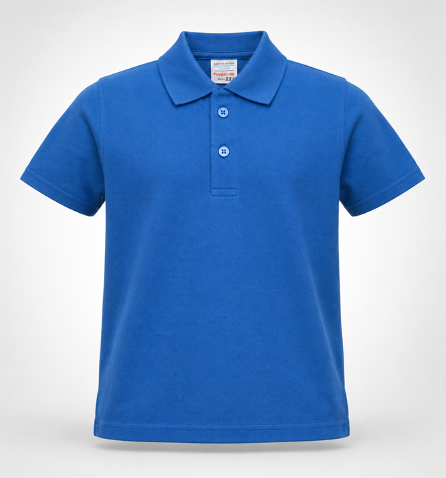 Royal Blue Polo Uniform T-Shirt