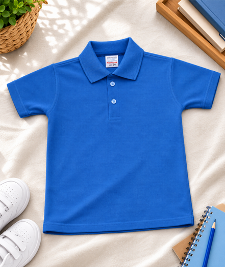 Royal Blue Polo Uniform T-Shirt