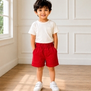 Red Uniform Half Pants
