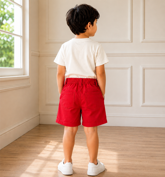 Red Uniform Half Pants