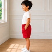 Red Uniform Half Pants