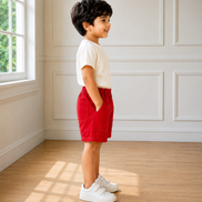 Red Uniform Half Pants