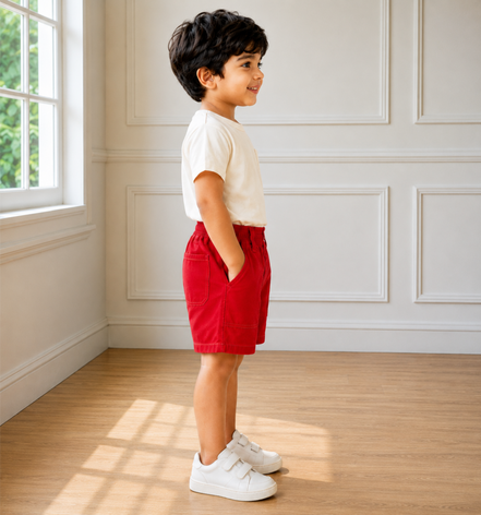 Red Uniform Half Pants