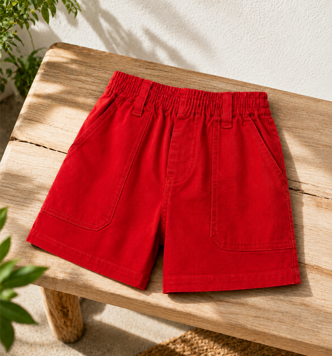 Red Uniform Half Pants