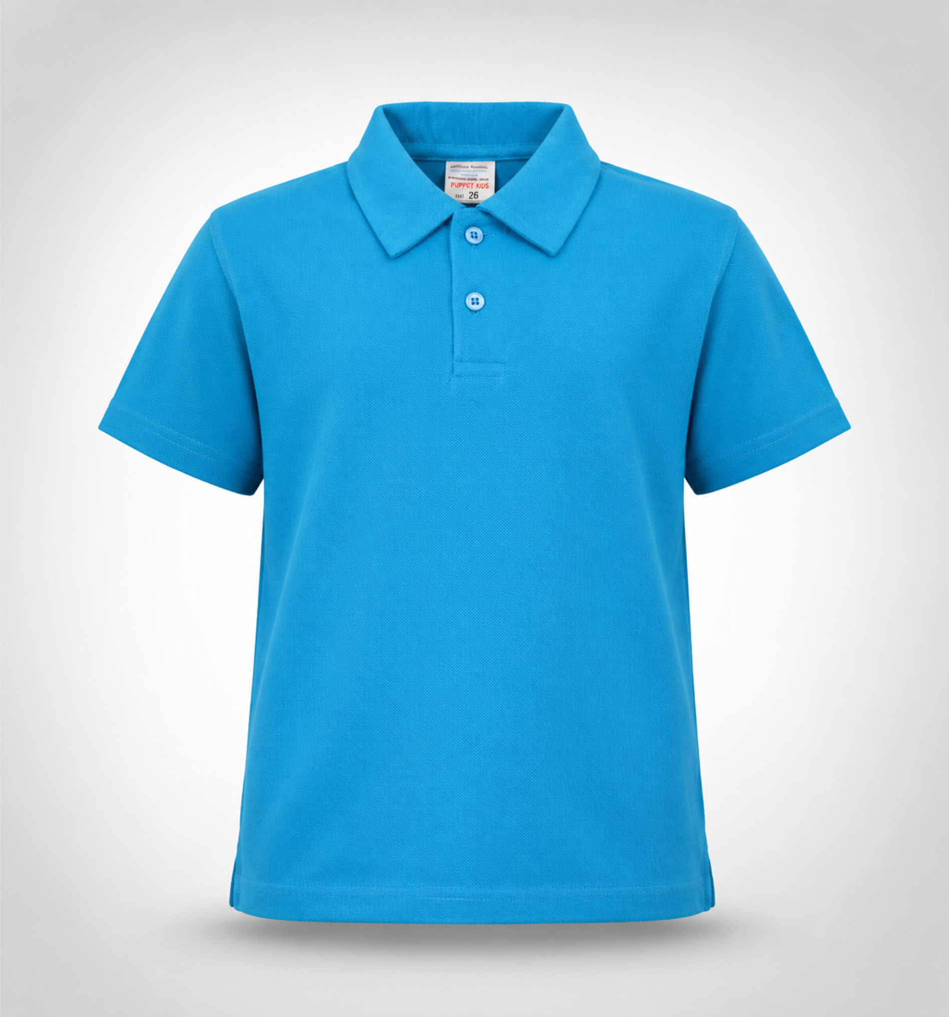 Sky Blue Polo Uniform T-Shirt