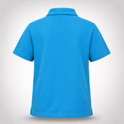 Sky Blue Polo Uniform T-Shirt