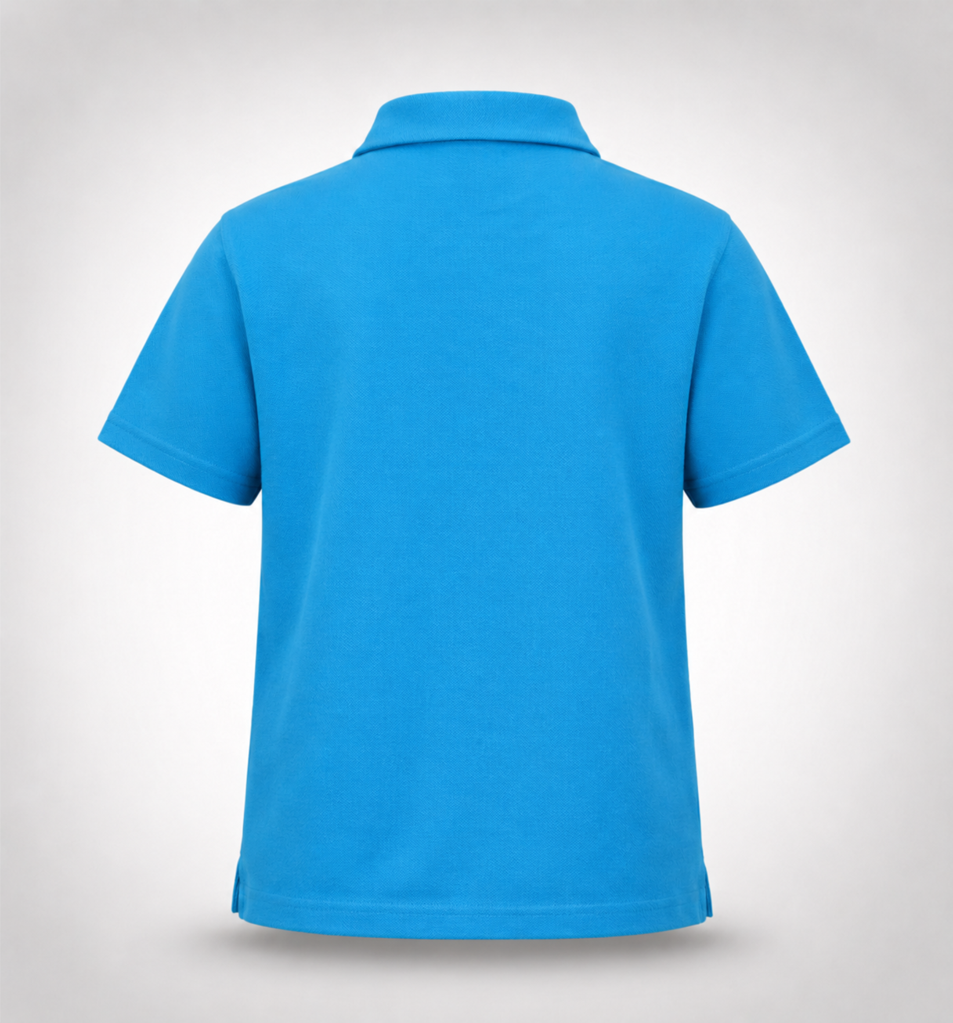 Sky Blue Polo Uniform T-Shirt