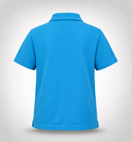 Sky Blue Polo Uniform T-Shirt