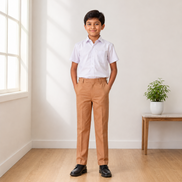 Sandy Brown School Uniform Trousers