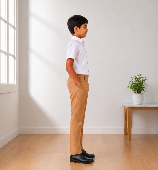 Sandy Brown School Uniform Trousers