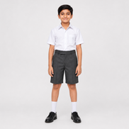 Shadow Grey School Uniform Shorts