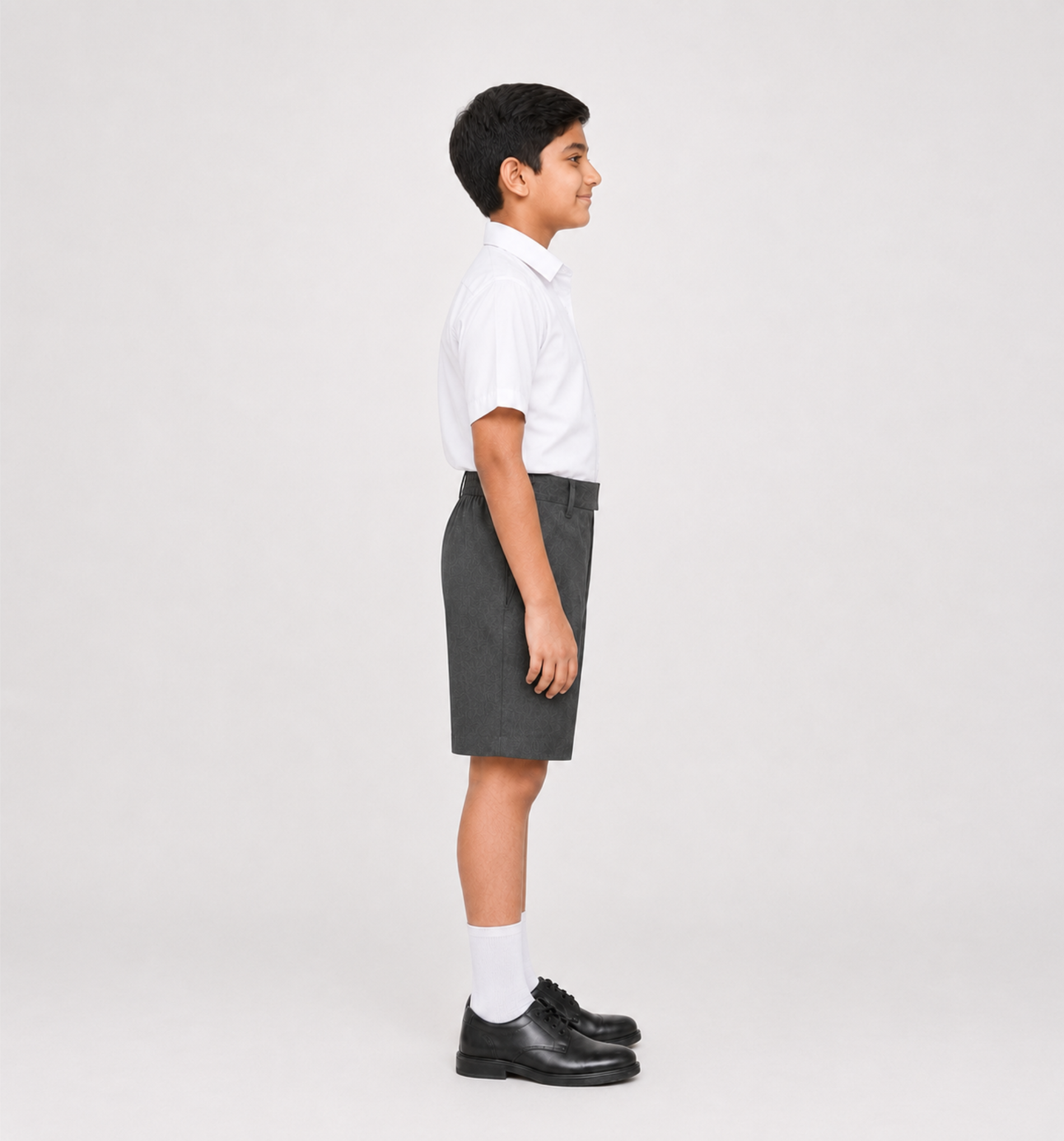 Shadow Grey School Uniform Shorts
