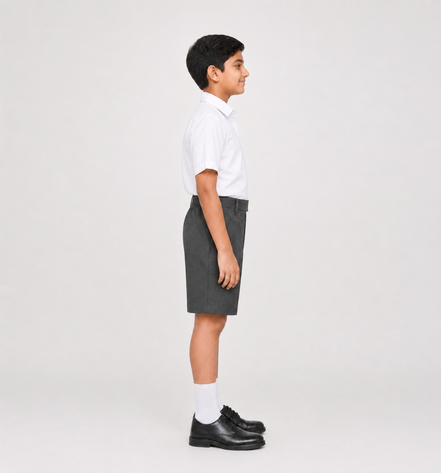 Shadow Grey School Uniform Shorts