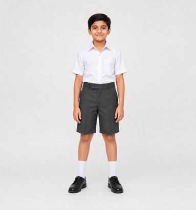 Shadow Grey School Uniform Shorts