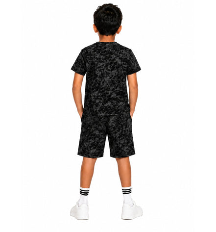 Boys Play Hard Basketball Printed Co-Ord Set