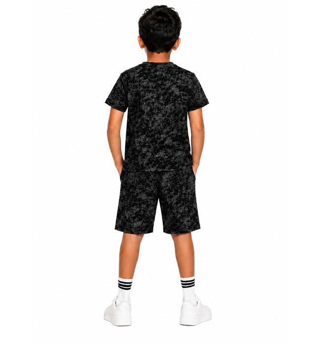 Boys Play Hard Basketball Printed Co-Ord Set