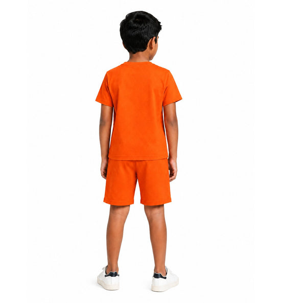 Boys Los Angeles Graphic Co-ord Set – Orange